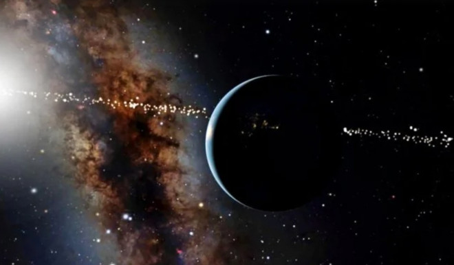 Một hành tinh khác từ một hệ sao khác có thể có sự sống và một nền văn minh với kỹ thuật quan sát thiên văn tiên tiến - Ảnh đồ họa từ NASA
