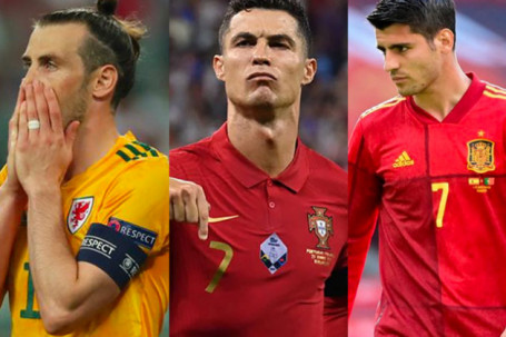 Bỏ lỡ không tưởng EURO 2020: Ronaldo, Bale chung mâm "vua chân gỗ" Morata