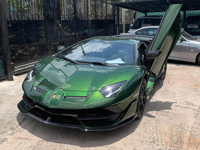 Ô tô - Đại gia lan đột biến tậu Lamborghini Aventador SVJ màu độc nhất Việt Nam