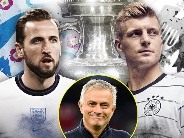 Bóng đá - Anh đại chiến Đức vòng 1/8 EURO, Mourinho hiến kế giúp "Tam sư" chiến thắng