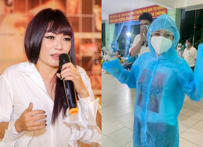 Ca sĩ Phương Thanh tham gia tình nguyện hỗ trợ công tác phòng chống dịch Covid-19