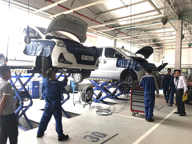 Địa điểm sửa chữa, bảo dưỡng ô tô Hyundai chính hãng tại Hà Nội - 6