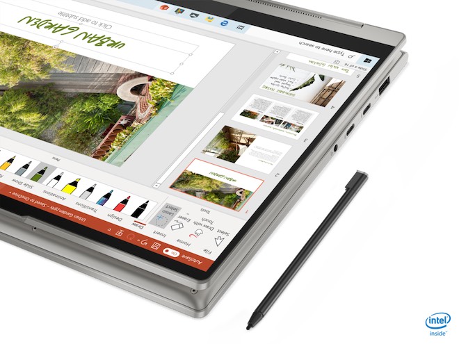 Lenovo giới thiệu laptop Yoga Slim 9i với nắp máy phủ da thật siêu sang - 4
