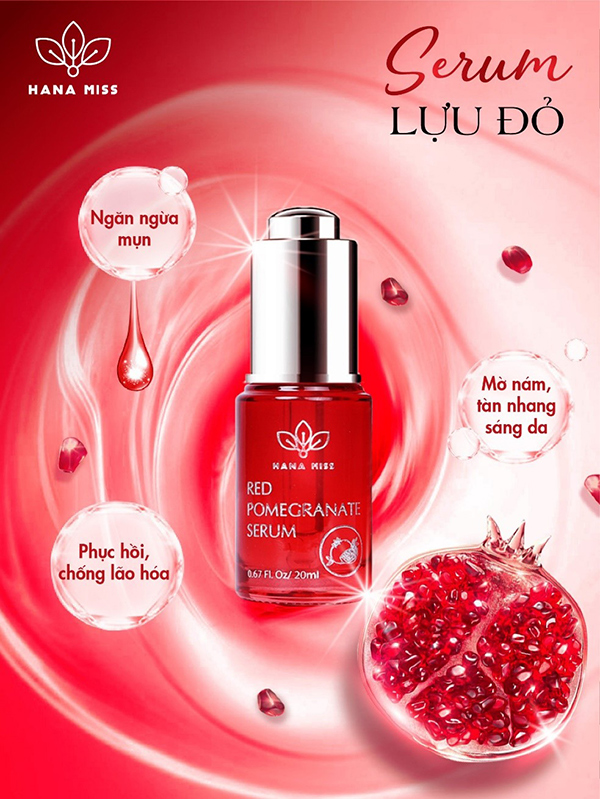 Serum Dưỡng Lựu Đỏ Hana Miss liệu có phải sản phẩm đáng mong đợi? - 2