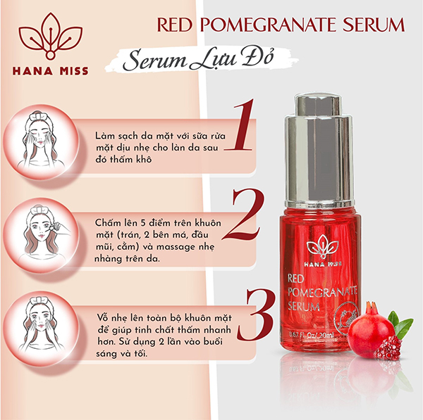 Serum Dưỡng Lựu Đỏ Hana Miss liệu có phải sản phẩm đáng mong đợi? - 4