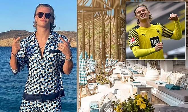 Haaland gây sốc với việc chi tiêu kiểu "đốt tiền" ở đảo Mykonos (Hy Lạp)