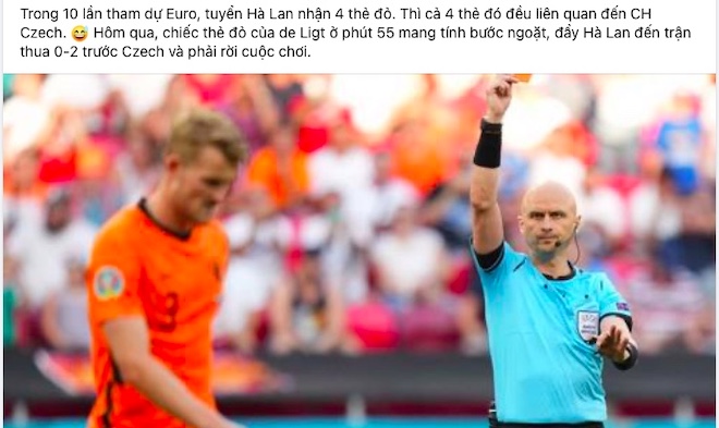 "Cơn lốc màu da cam" Hà Lan bị CH Séc "đá bay" khỏi EURO 2020 gây xôn xao MXH - 3