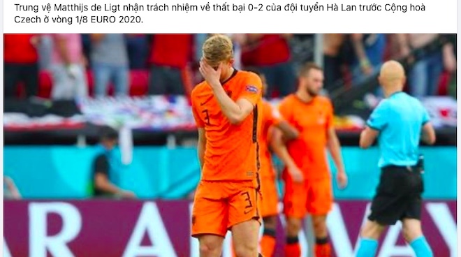 "Cơn lốc màu da cam" Hà Lan bị CH Séc "đá bay" khỏi EURO 2020 gây xôn xao MXH - 5