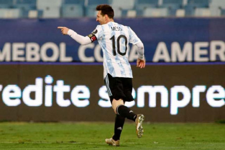 Messi vô đối sau vòng bảng Copa America, 3 bàn nữa sẽ "hạ bệ" Vua Pele