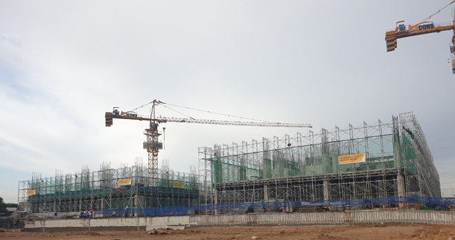 Tiến độ thực tế tại công trường Bcons Plaza đến cuối tháng 6/2021