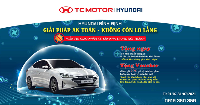 Hyundai Bình Định khuyến mại dịch vụ: “Giải pháp an toàn, không còn lo lắng” - 1