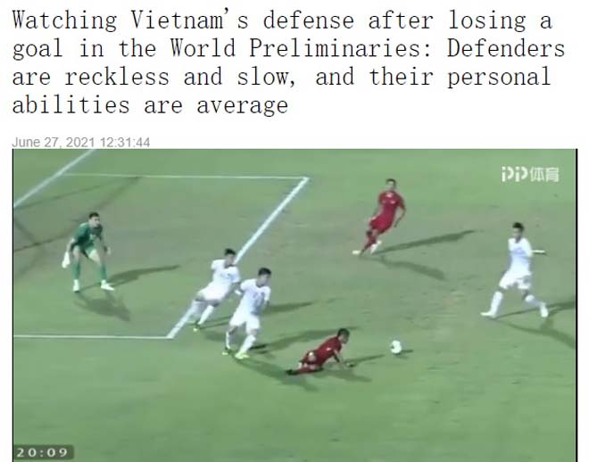 Báo Trung Quốc chê hàng thủ ĐT Việt Nam