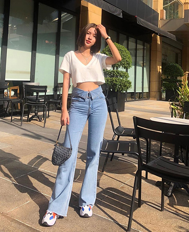 7 mẹo phối áo crop-top giúp nàng 'mũm mĩm' giấu mỡ hoàn hảo - 1