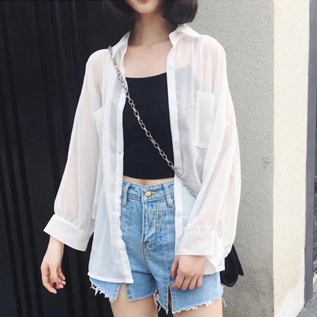 7 mẹo phối áo crop-top giúp nàng 'mũm mĩm' giấu mỡ hoàn hảo - 6