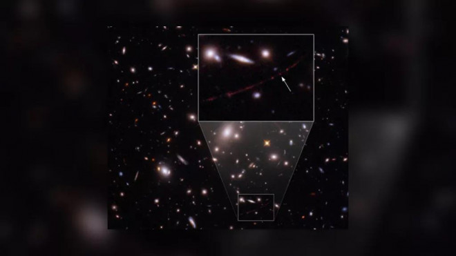 Vật thể từ buổi bình minh vũ trụ trong bức ảnh của Hubble - Ảnh: NASA/ESA/Brian Welch (JHU)/Dan Coe (STScI)/Alyssa Pagan (STScI)