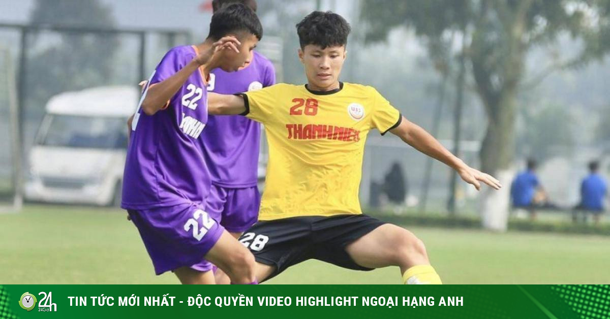 Cong Phuong’s cousin causes fever at the National U19 Championship 2022