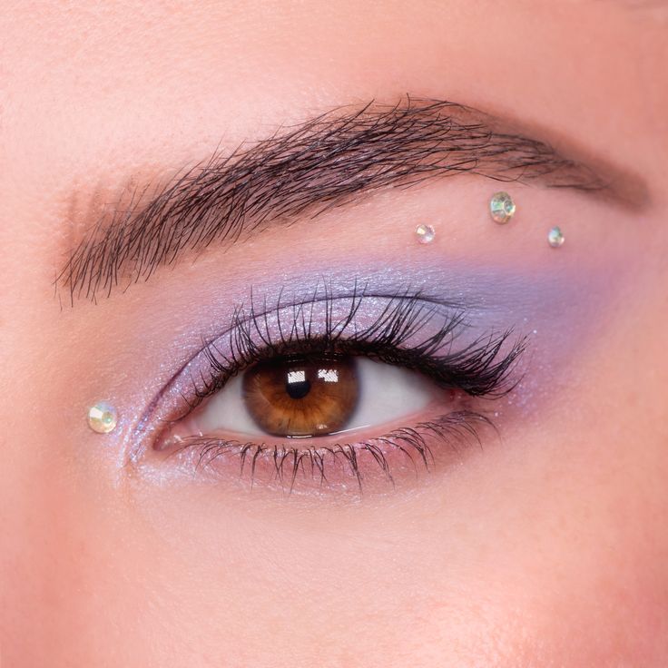 3 unique eye makeup with crystals - 4