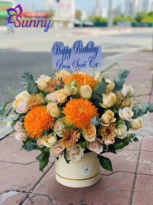 Giỏ hoa mừng sinh nhật 650.000đ