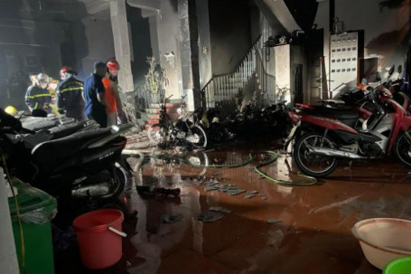 Vụ cháy nhà 6 người thương vong ở HN: Clip ghi hình nữ nghi phạm phóng hỏa