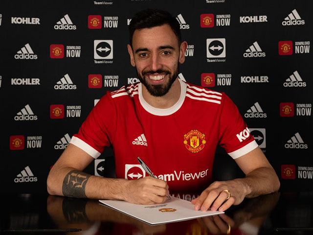 Bóng đá - MU chính thức "trói chân" Bruno Fernandes, lương khủng chỉ kém Ronaldo - De Gea