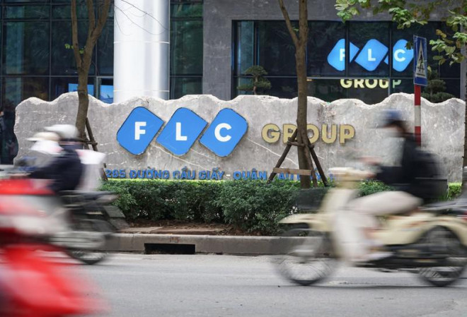 Trụ sở của Tập đoàn FLC tại đường Cầu Giấy, Hà Nội. Ảnh PHI HÙNG