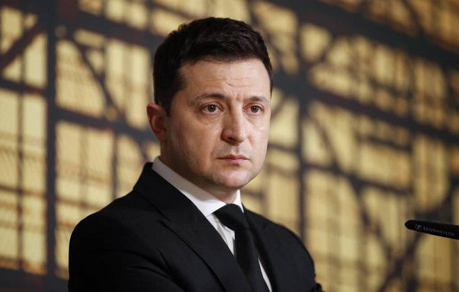 Tổng thống Ukraine Volodymyr Zelensky. Ảnh: EPA