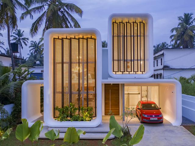 Kinh doanh - Biệt thự trắng gây ấn tượng mạnh với thiết kế lấy ý tưởng từ điện thoại di động