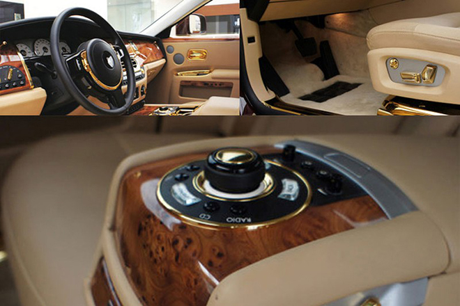 Rolls-Royce Ghost "gold plated"  What's special about FLC President - 12