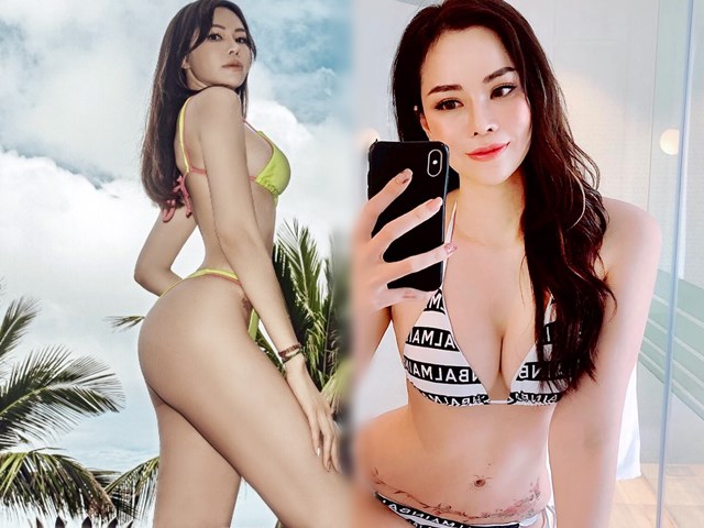 Đời sống Showbiz - Con dâu tỷ phú Hoàng Kiều "gây nghiện" với loạt ảnh bikini cực "hot", lộ hình xăm hút mắt