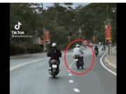 Thế giới xe - Clip: Bức xúc người đàn ông đi xe luyện “võ say” trên đường