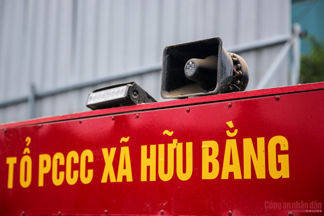 Mô hình Tổ PCCC tại&nbsp;làng nghề xã Hữu Bằng với đội ngũ "lính cứu hỏa" là chính người dân tại địa phương.