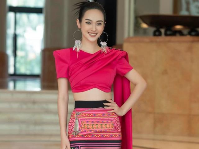 Thời trang - Cô gái Điện Biên mặc váy thổ cẩm thi hoa hậu: Nổi bật giữa "rừng" nhan sắc vì dáng xinh