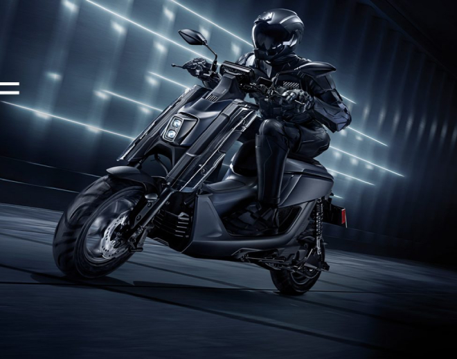 Xuất hiện xe ga điện Yamaha cực mạnh 100 km/h, có thiết kế độc lạ - 1