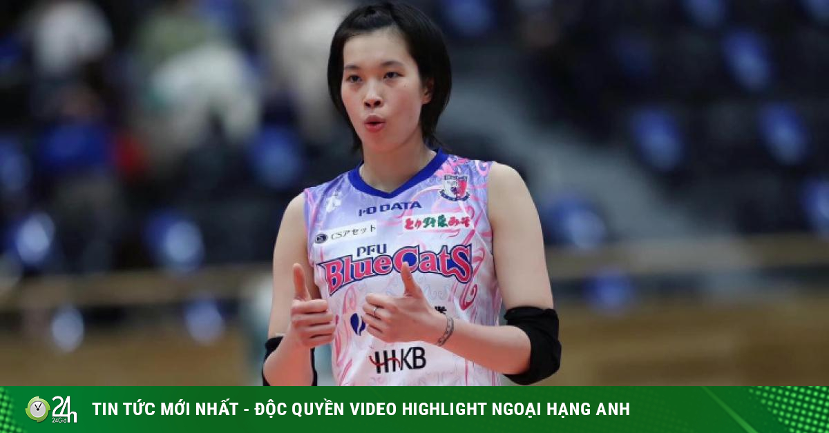 Thanh Thuy 1m93 shines in Japanese volleyball: Playing “outside” still scored 364 points