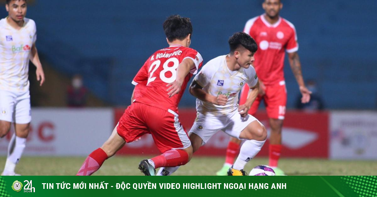 Hanoi FC won against Viettel, the Korean coach revealed the upcoming replacement of Quang Hai