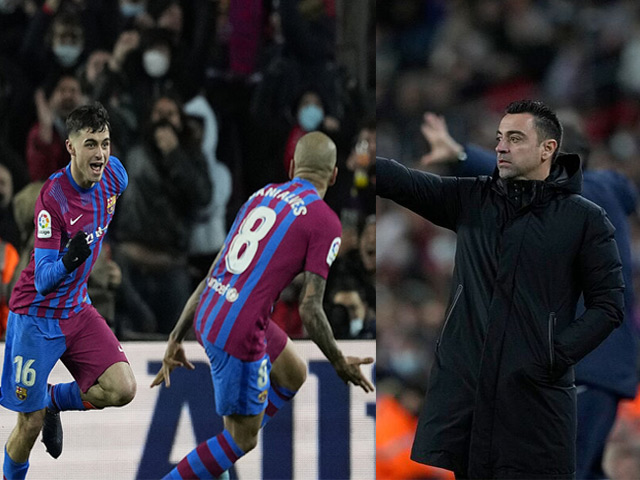 Bóng đá - Barca lên nhì bảng, Xavi muốn "tất tay" đấu Real Madrid đua vô địch La Liga