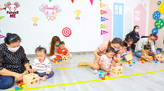 Mẹ Và bé cùng nhau trải qua các môn thi trí tuệ của Baby Olympics: Đường Đua Đầu Đời