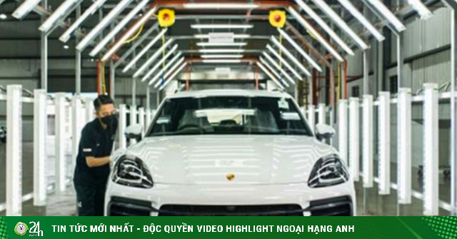 The first Porsche Cayenne made its way to the factory in Malaysia