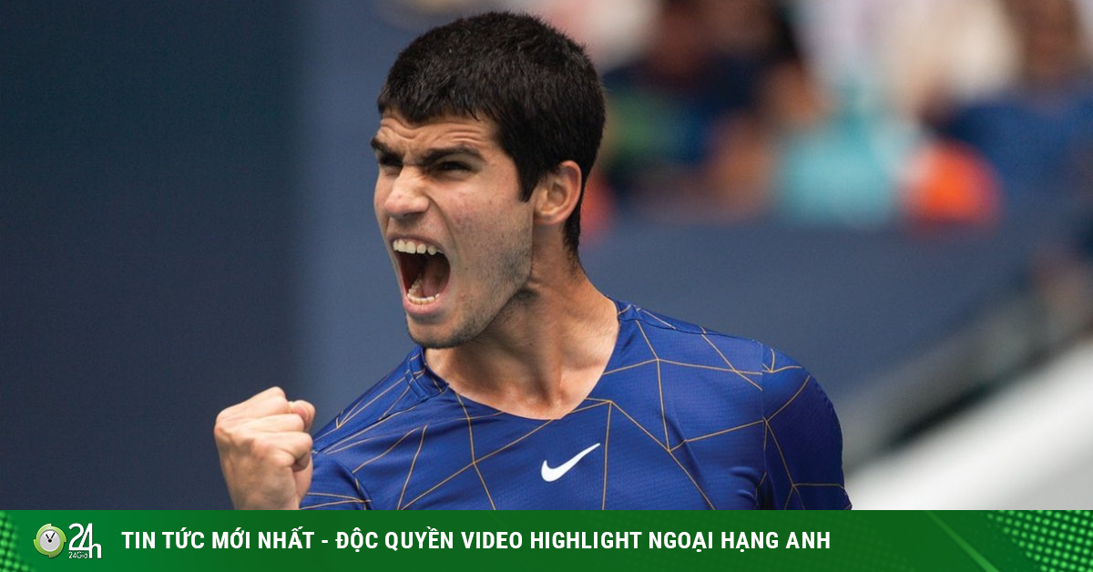 “Little Nadal” Alcaraz lightning forehand, dumbfounded opponent “stopped”