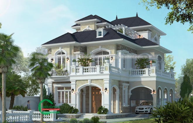 Biệt thự - công trình xây dựng đòi hỏi yêu cầu kỹ thuật cao