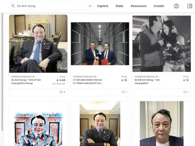 Thị trường - Tiêu dùng - Hình NFT ông Đỗ Anh Dũng - Chủ tịch Tân Hoàng Minh được bán tới hơn 800 triệu đồng