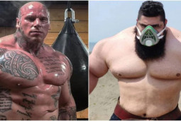 Thể thao - "Kẻ đáng sợ nhất hành tinh" bị "người khổng lồ" bắp tay 77cm tố cáo nói dối