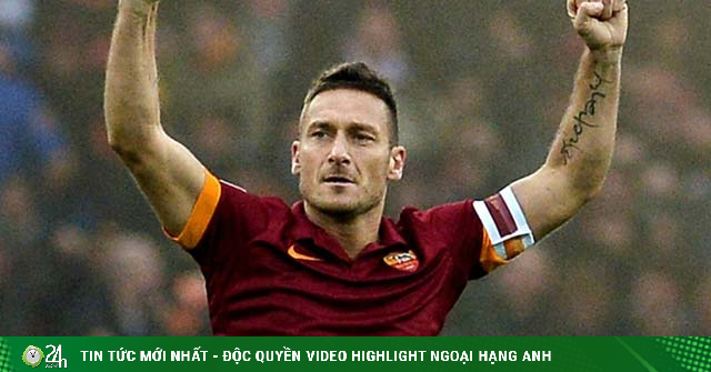Legend of Totti kicked and scored 4 super products, juniors gaped