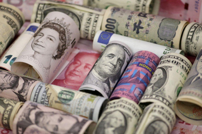 Dự trữ ngoại hối quốc gia của Trung Quốc chủ yếu là những loại tiền tệ của các nước phát triển như đồng USD và euro. Ảnh: Reuters