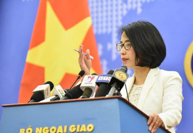 Phó phát ngôn viên Bộ Ngoại giao Việt Nam. Ảnh: BNG