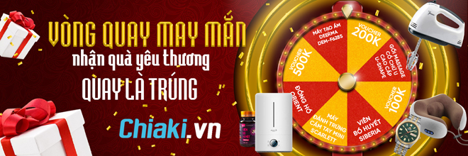 Vòng quay may mắn Chiaki "Quay là trúng giải từ 30K, 50K, 100K” - 1