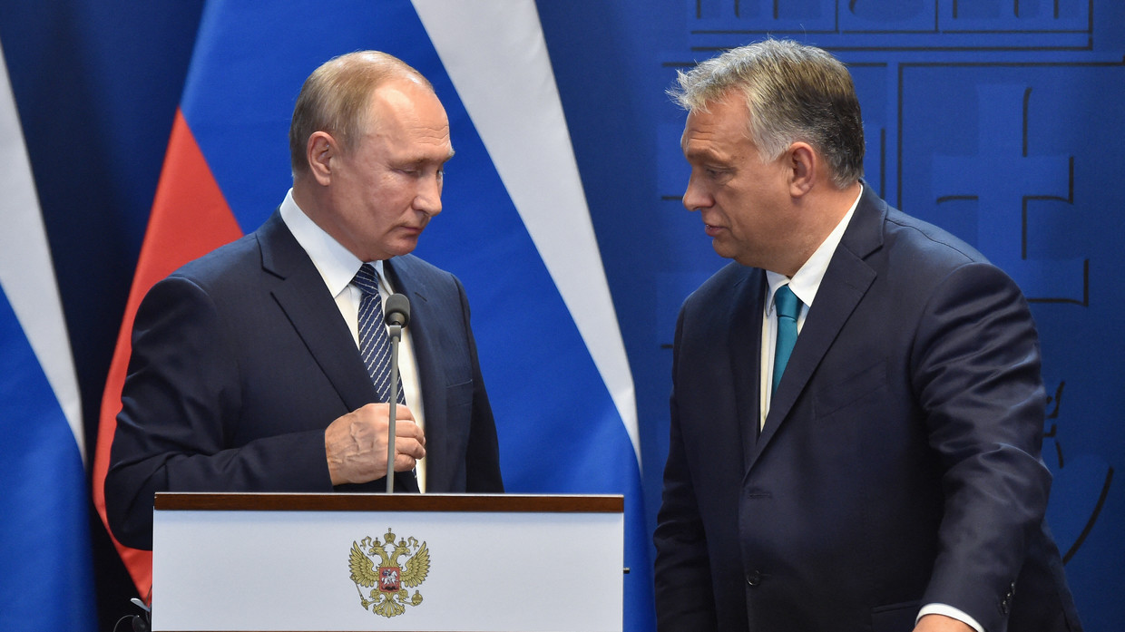 Thủ tướng Hungary Viktor Orban gặp Tổng thống Nga Vladimir Putin ở Budapest năm 2019.