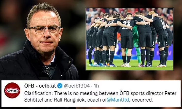 Liên đoàn bóng đá Áo phủ nhận thông tin bí mật chào mời Ralf Rangnick
