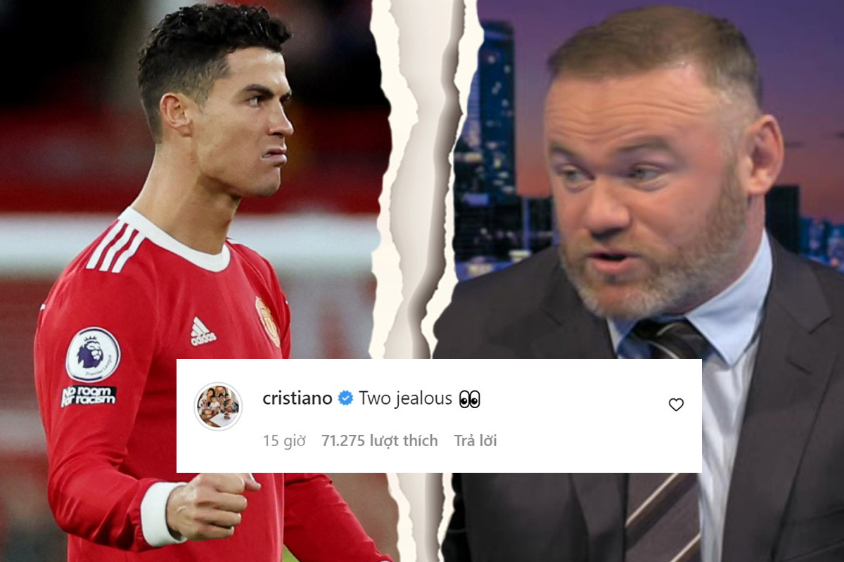 Ronaldo đáp trả Rooney gây sốt mạng xã hội