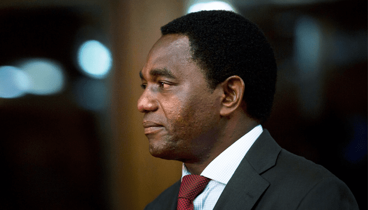 Tổng thống Zambia Hakainde Hichilema chưa nhận được lương kể từ khi nhậm chức hồi tháng 8 năm ngoái. Ảnh: The Africa Report